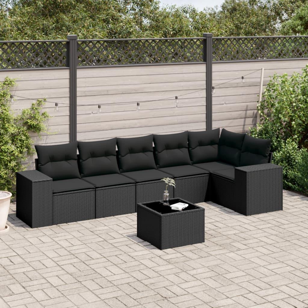 VidaXL Garten sofagarnitur poly-rattan