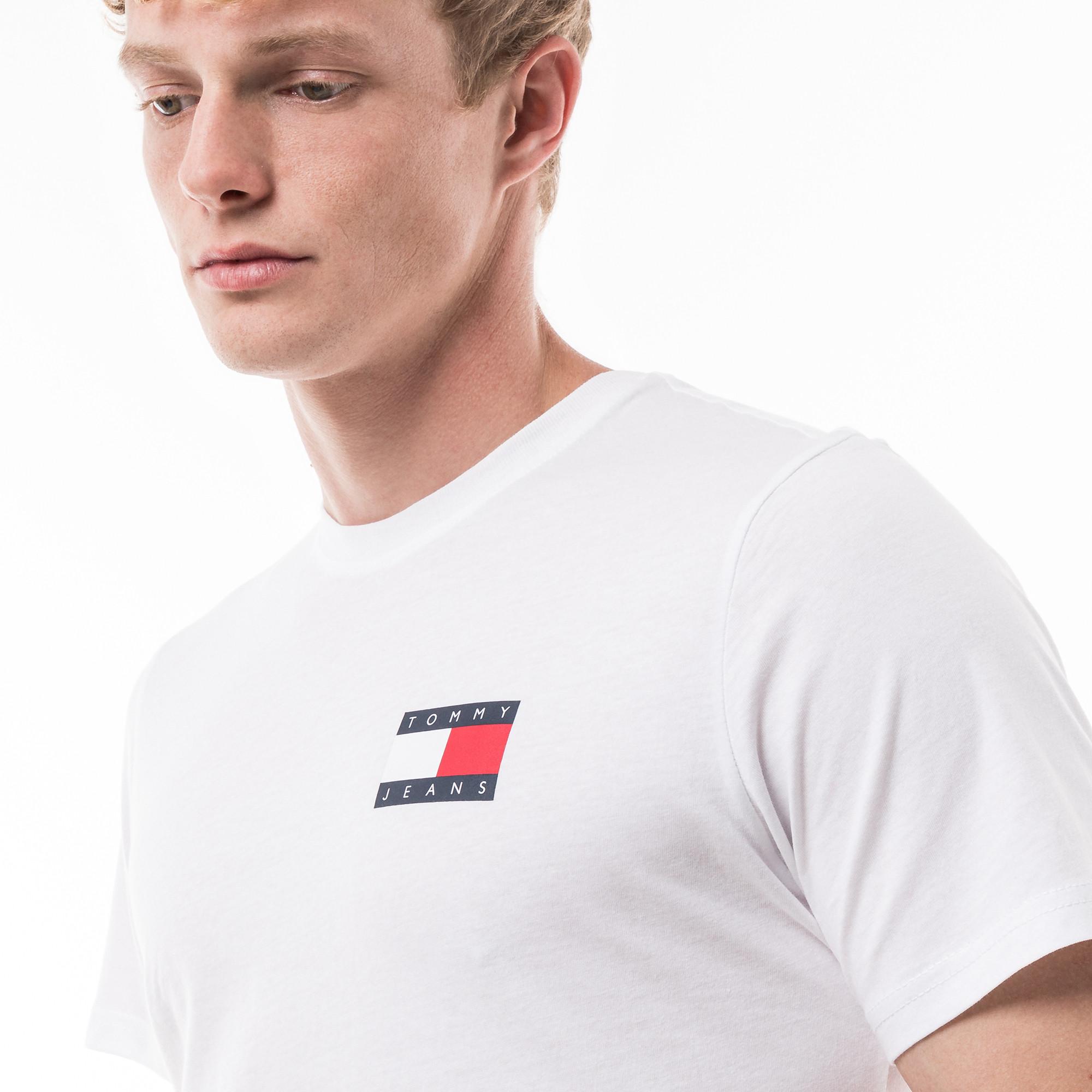 TOMMY JEANS TJM Slim Essential Flag Tee