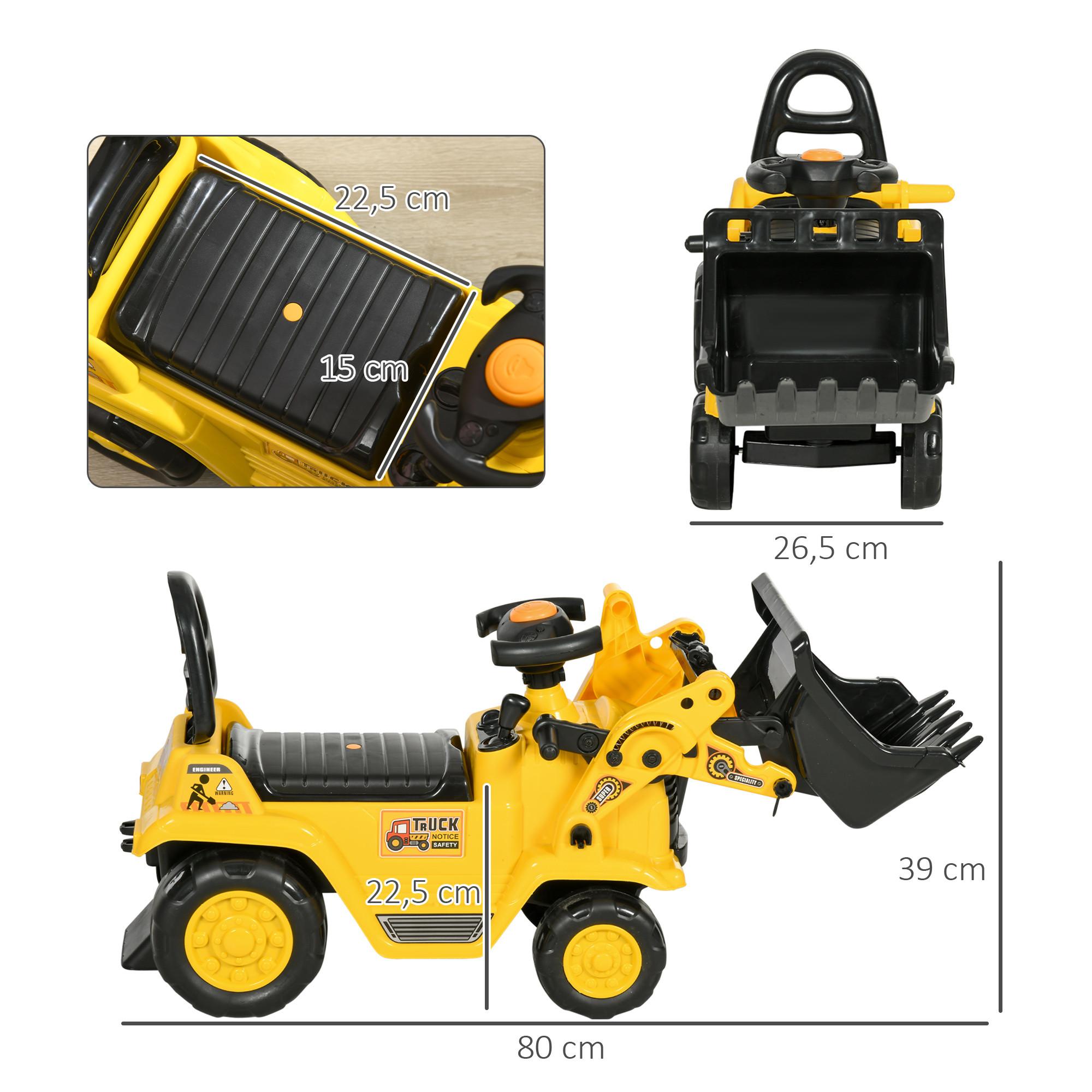 HOMCOM Kinder Rutschauto
