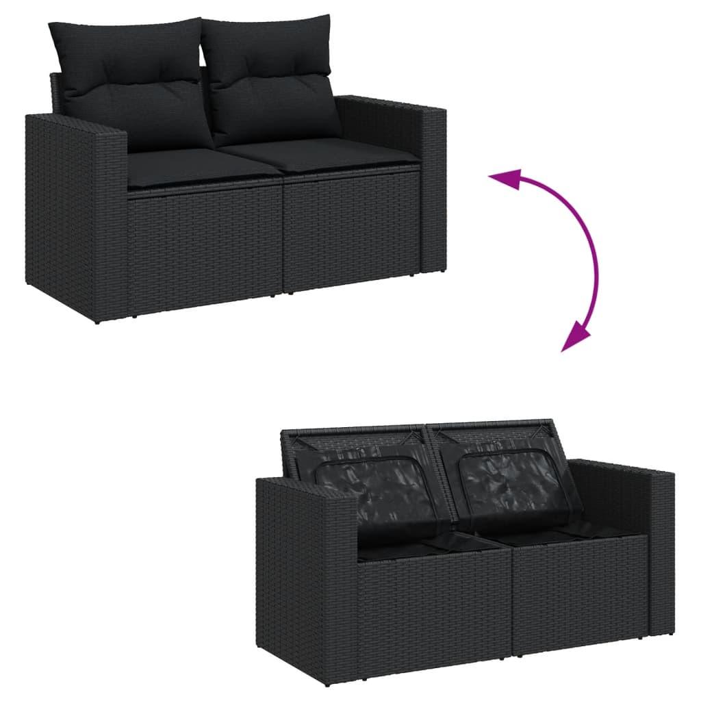VidaXL Garten sofagarnitur poly-rattan