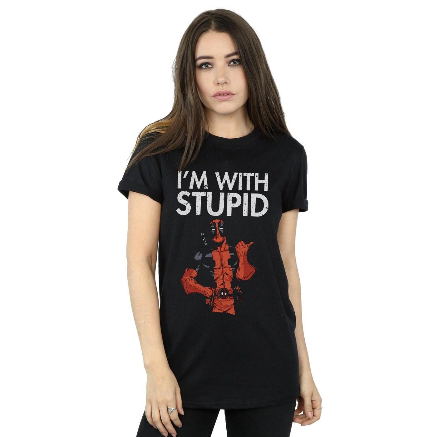 MARVEL I'm With Stupid T-Shirt
