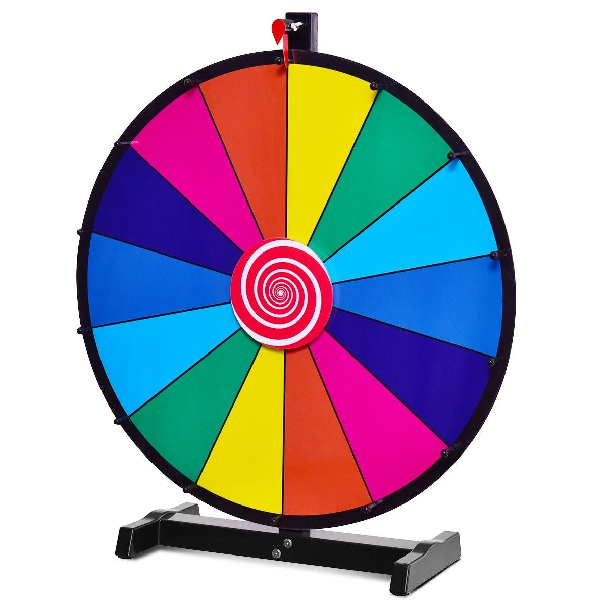 B2X Glücksrad Spielzeug Farbe Rad Spiele für Lotteriespiele Wortspiele
