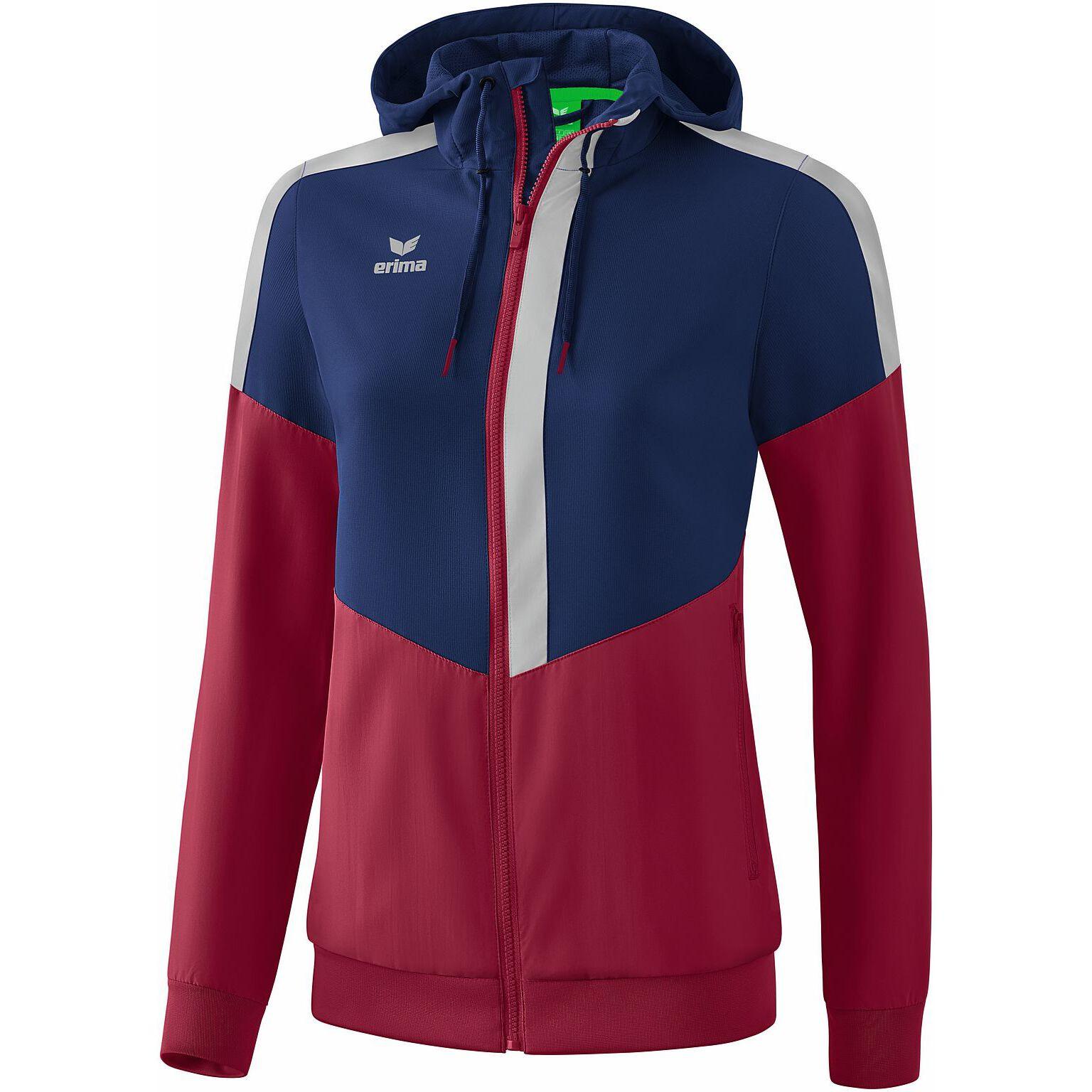 Erima kapuzenjacke für damen tracktop squad