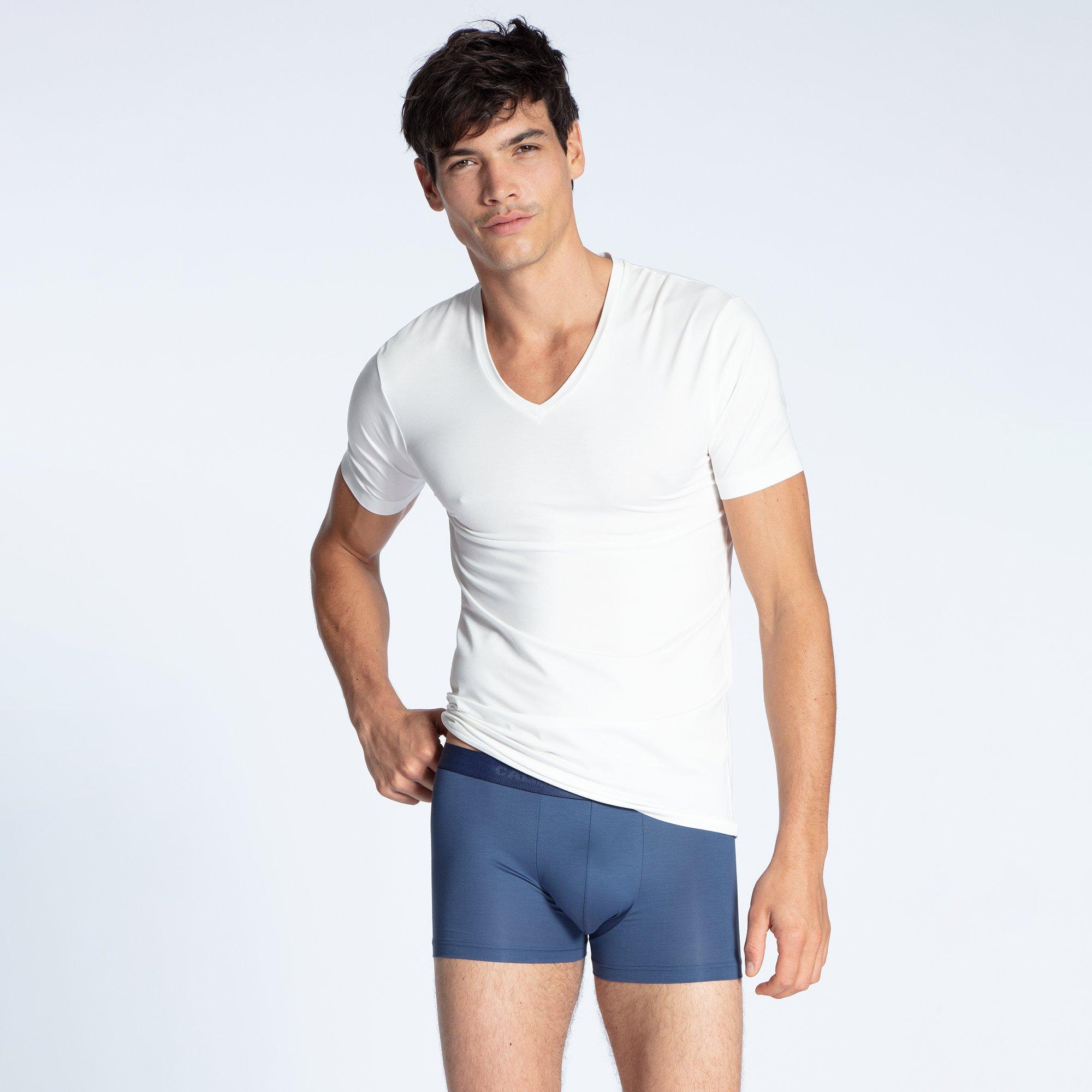 CALIDA V-Ausschnitt Kurzarm T-Shirt Regular Fit