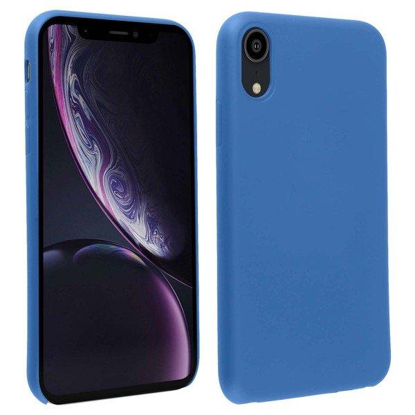 Avizar Soft Touch Hülle iPhone XR Dunkelblau