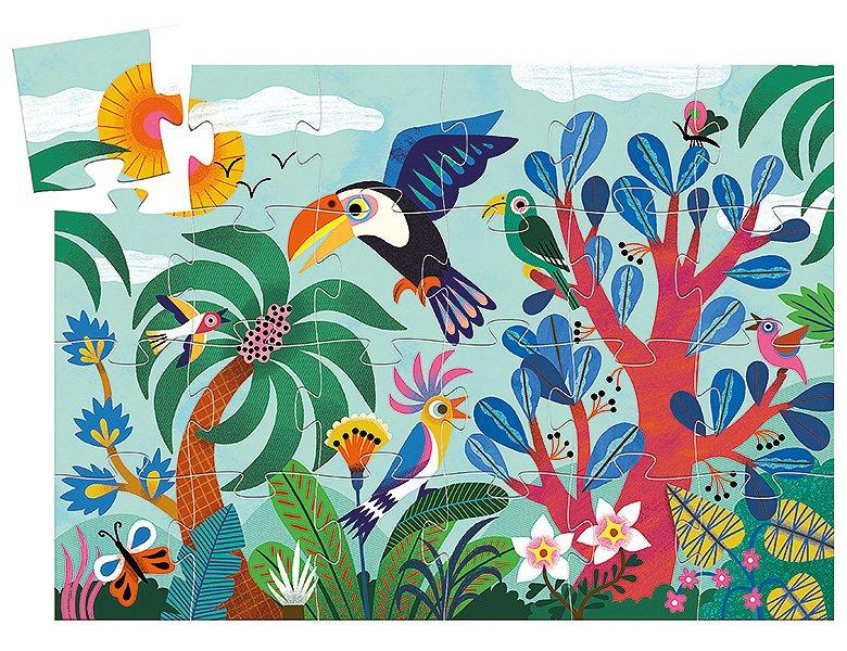 Djeco Puzzle Coco der Tukan (24Teile)
