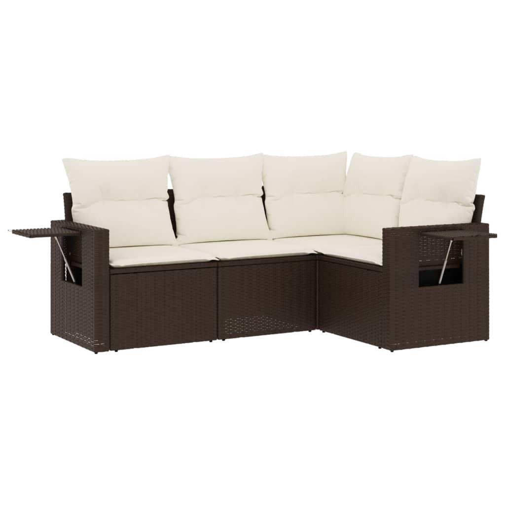 VidaXL Garten sofagarnitur poly-rattan