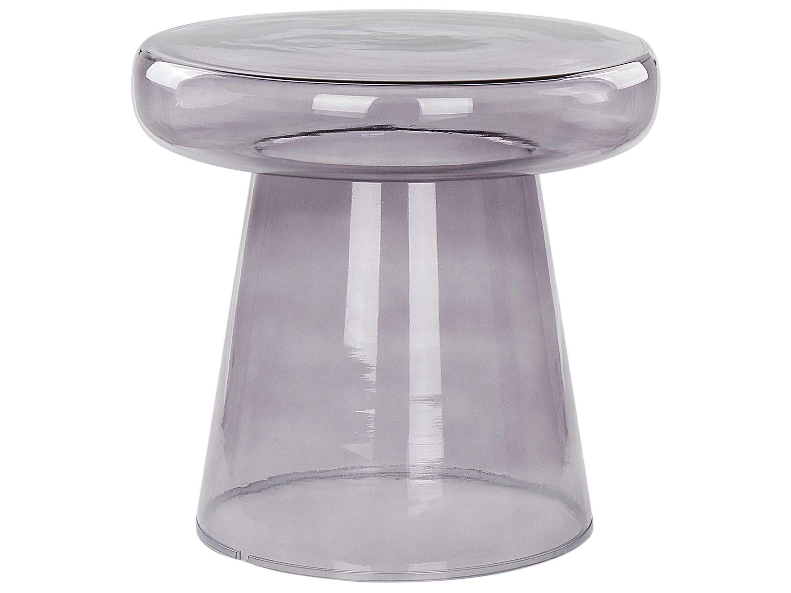 Beliani Beistelltisch 2er Set aus Glas Retro LAGUNA/CALDERA