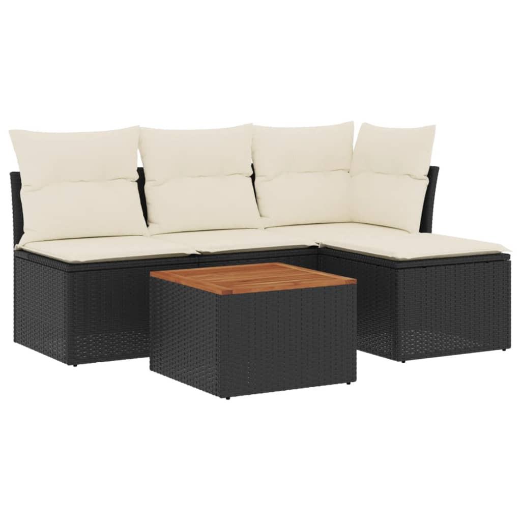 VidaXL Garten sofagarnitur poly-rattan