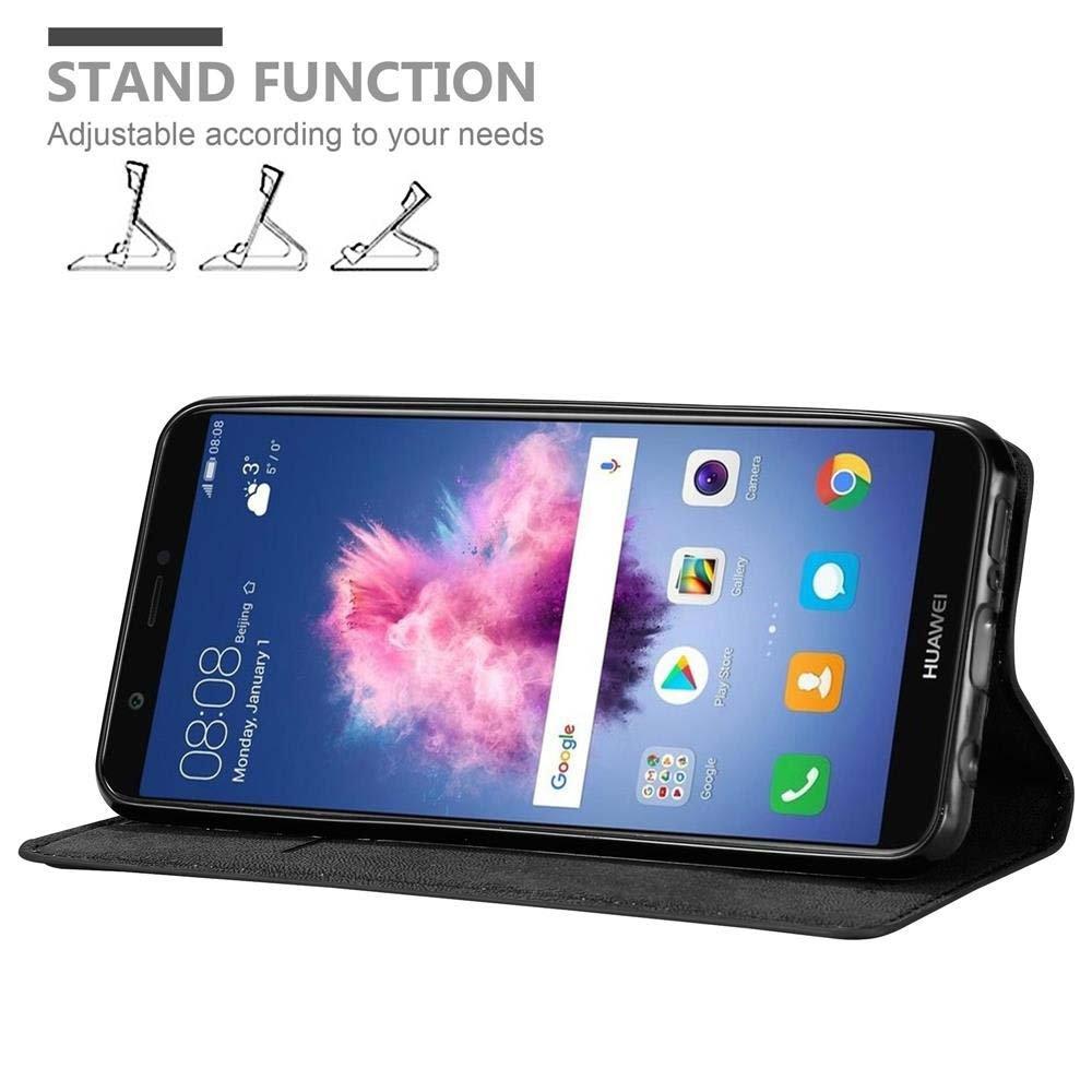 Cadorabo Hülle für Huawei P SMART 2018 / Enjoy 7S Magnetverschluss, Kartenfach