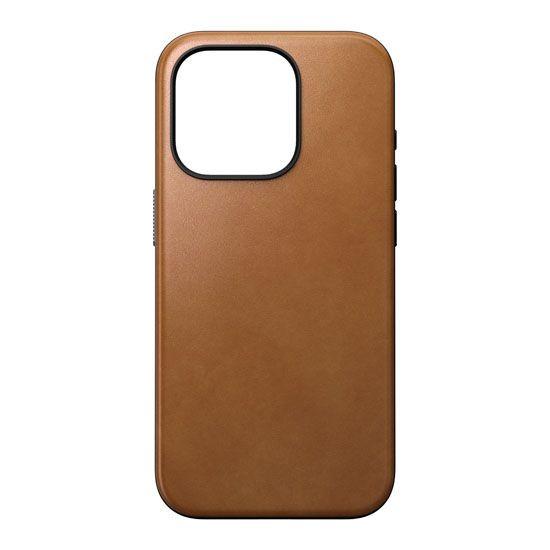 Nomad Hülle Modern, Leder Apple iPhone 15 Pro