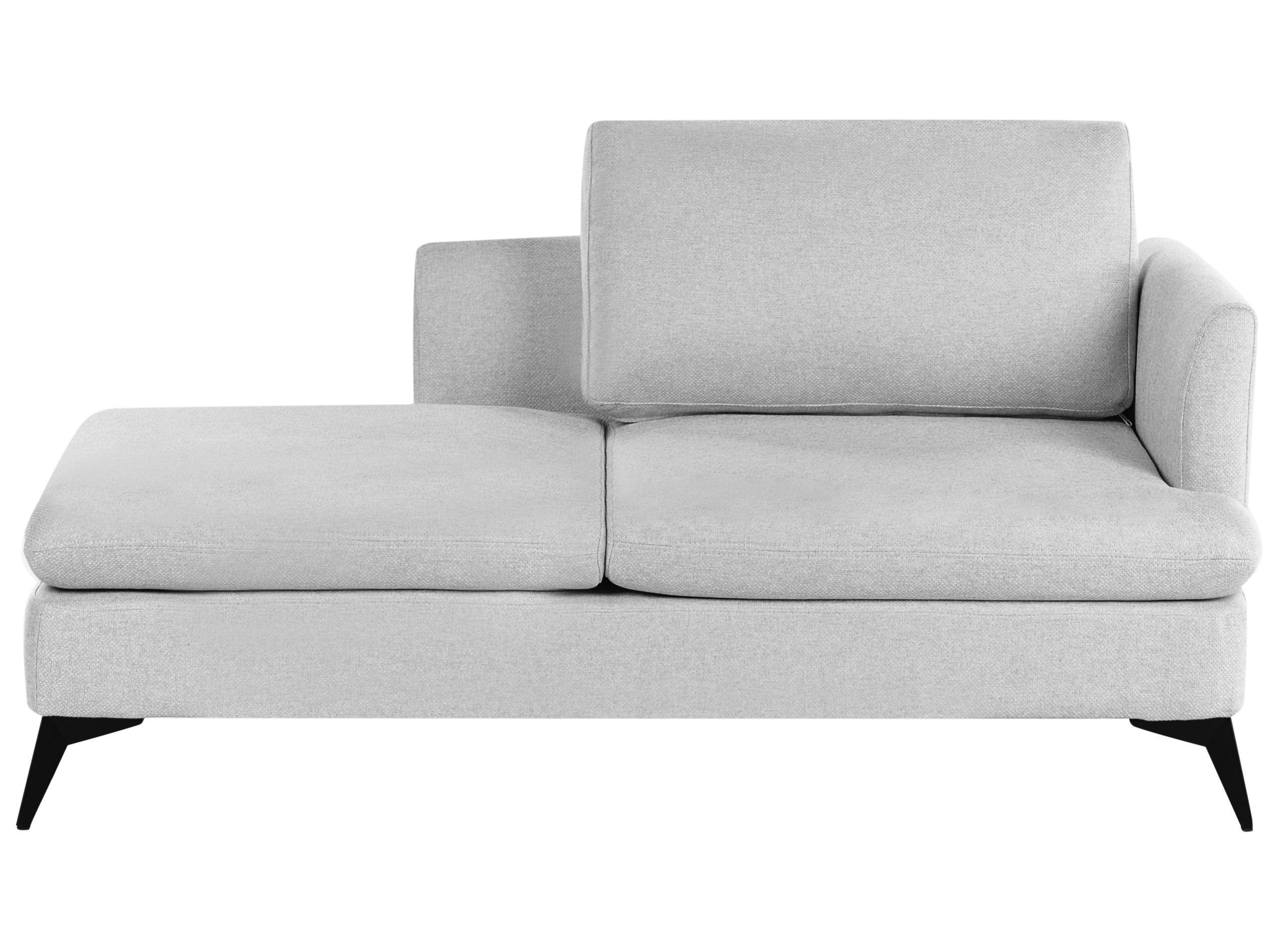 Beliani Rechtsseitige Chaiselounge aus Polyester Klassisch SIEVOZ