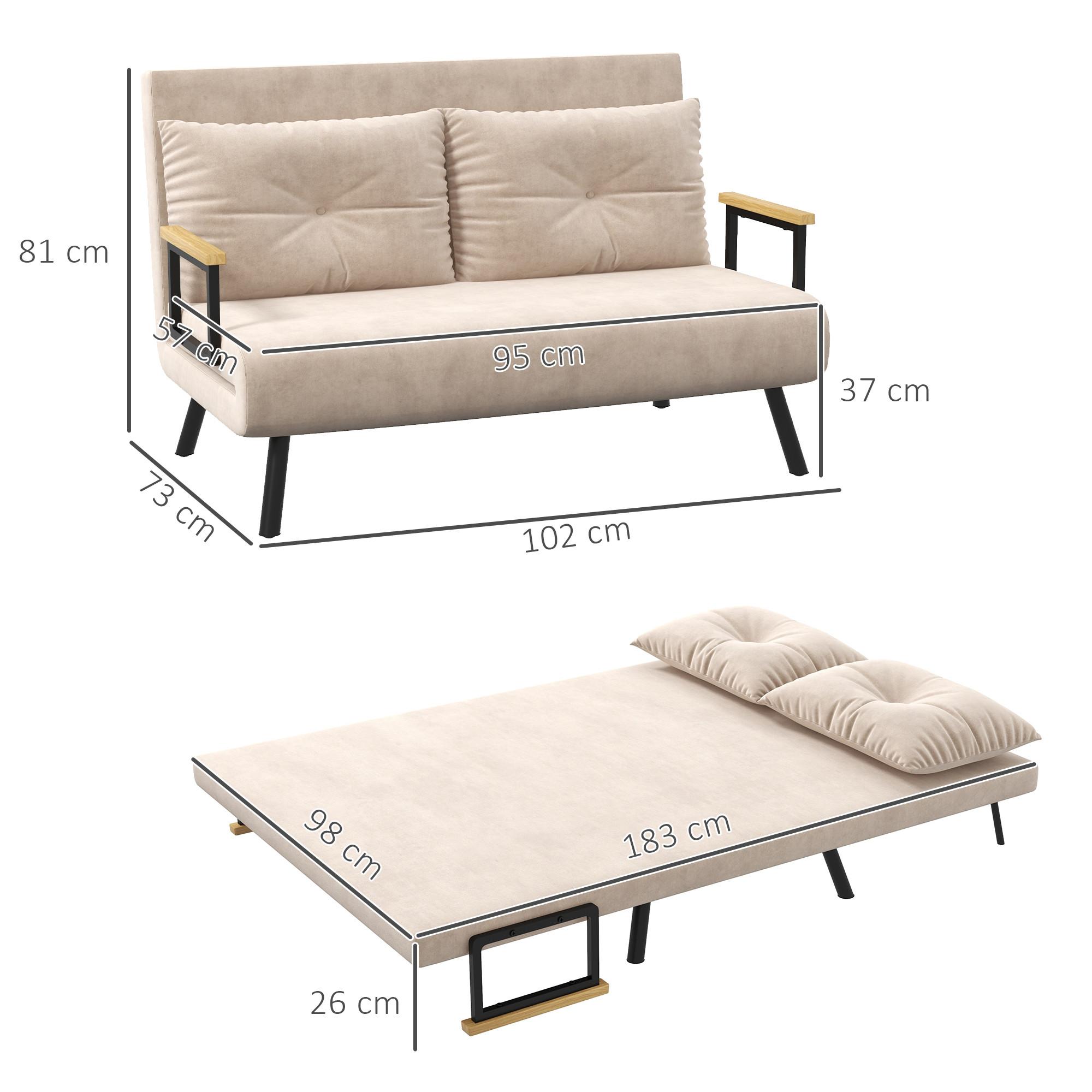 HOMCOM Schlafsofa
