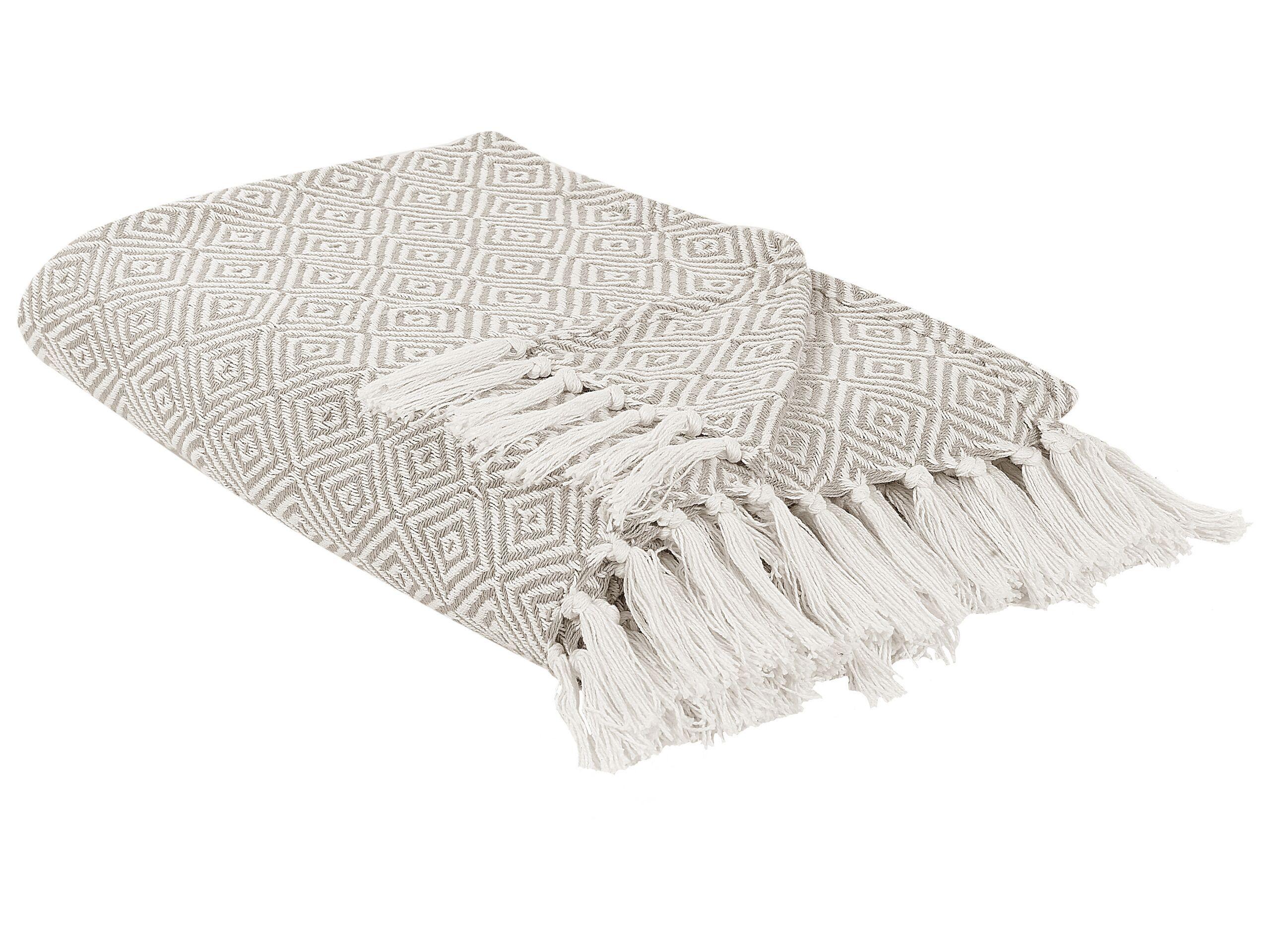 Beliani Tagesdecke aus Baumwolle TOUTLI