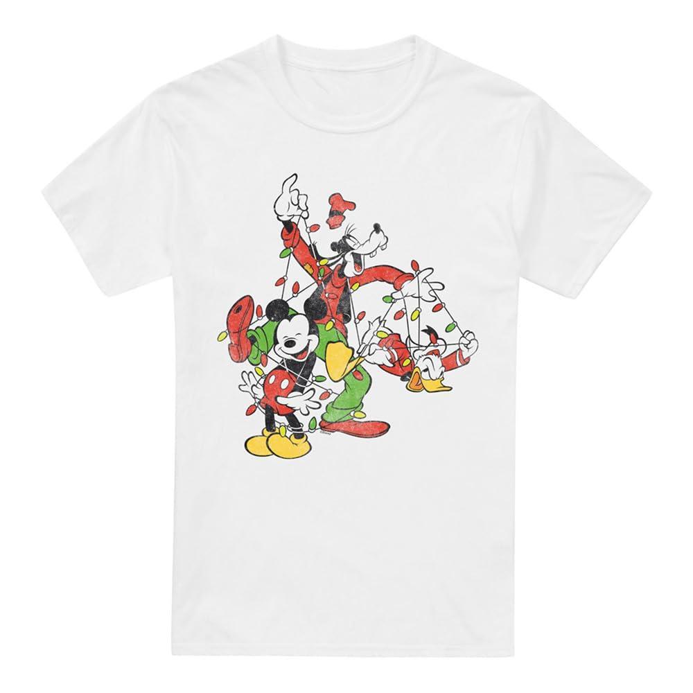 Disney Mickey & Friends Weihnachtliches Design T-Shirt