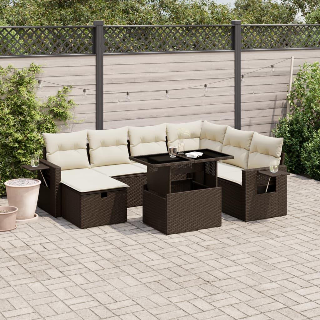 VidaXL Garten sofagarnitur poly-rattan