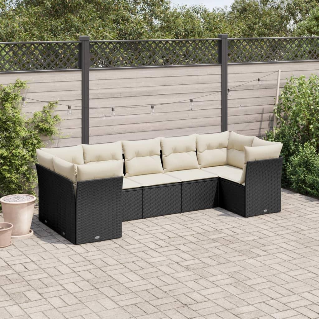 VidaXL Garten sofagarnitur poly-rattan
