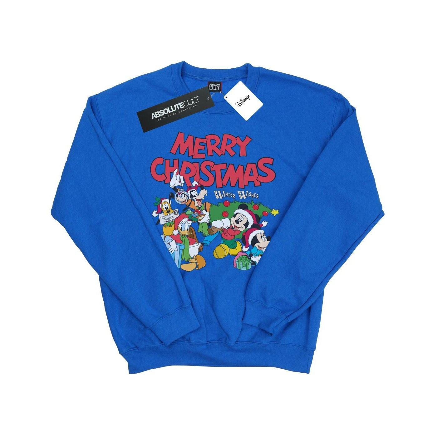 Disney Mickey Mouse And FriendsWinter Wishes Sweatshirt
