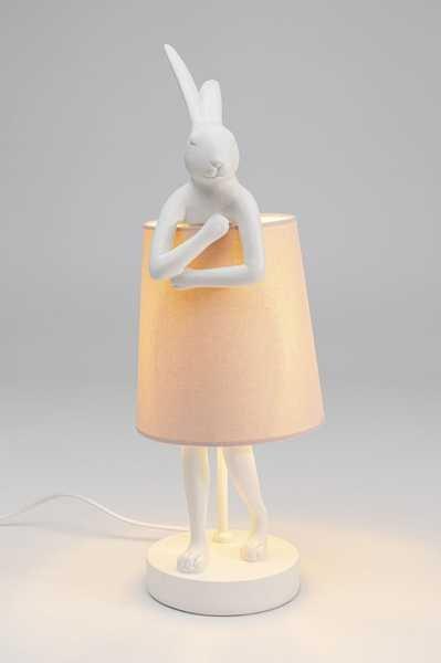 KARE Design Tischleuchte Animal Rabbit rosa 50
