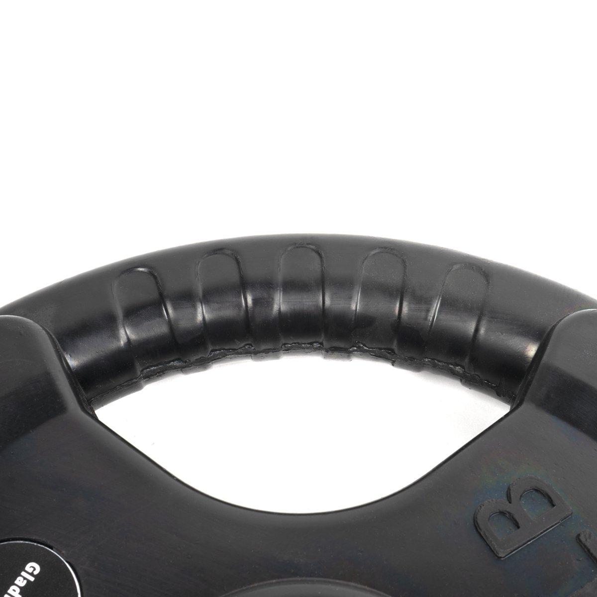 GladiatorFit Scheibe mit Gummigriffen 