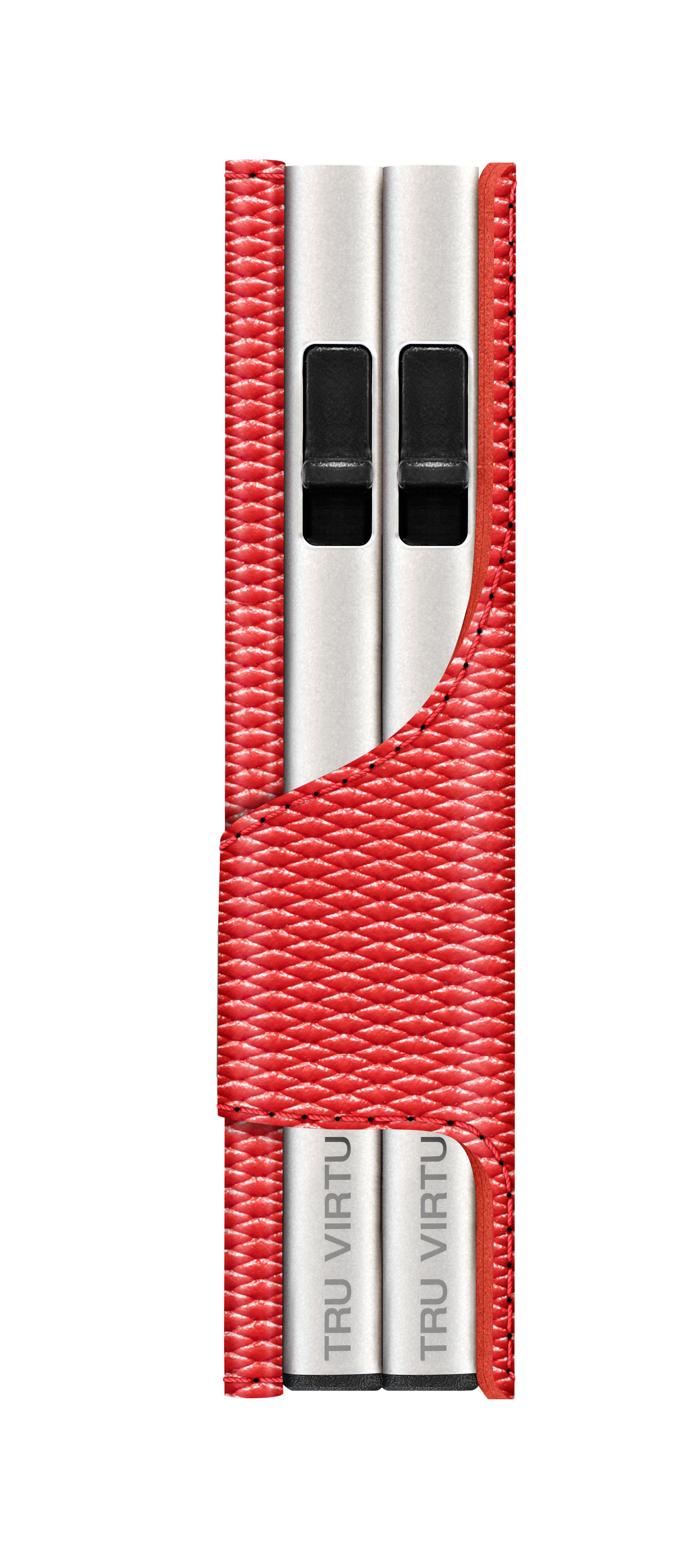 Tru Virtu Doubelwallet Click & Slide Rhombus Coral/Silver