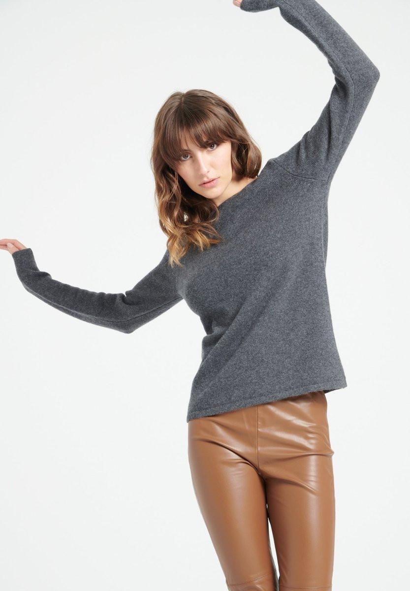 Studio Cashmere8 LILLY 18 Bootskragen Pullover 4 Sohn - 100% Kaschmir
