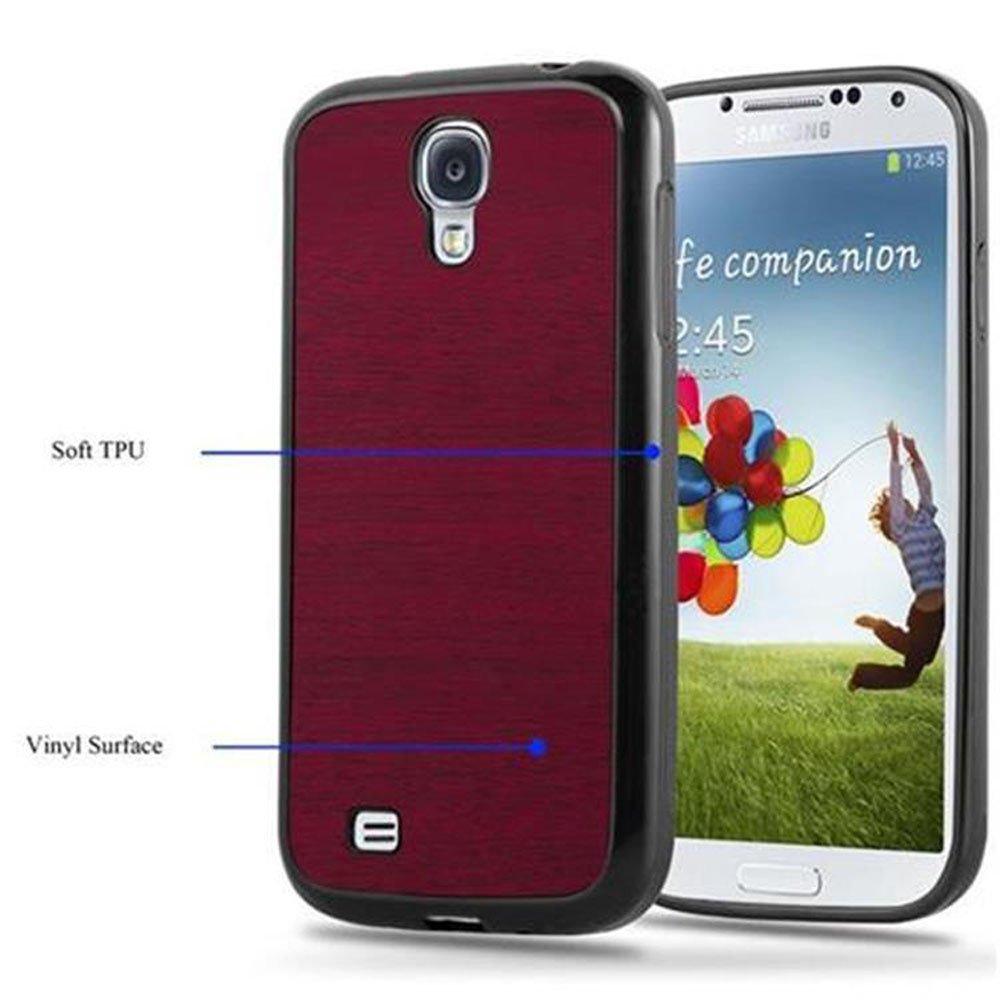 Cadorabo Hülle für Samsung Galaxy S4 TPU Silikon Holz