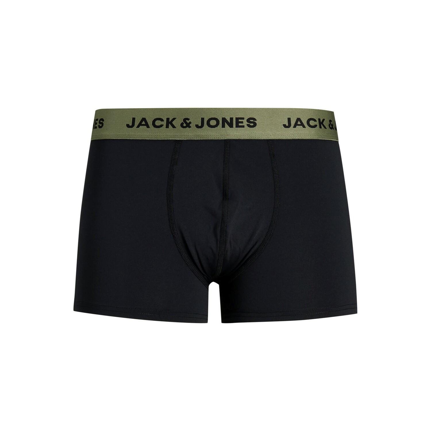 JACK & JONES Satz mit 3 Boxershorts Flower Microfiber