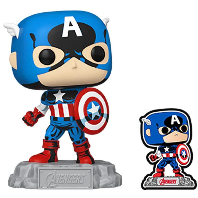 Funko POP Figur Marvel Los Vengadores Avengers Captain America Exklusiv
