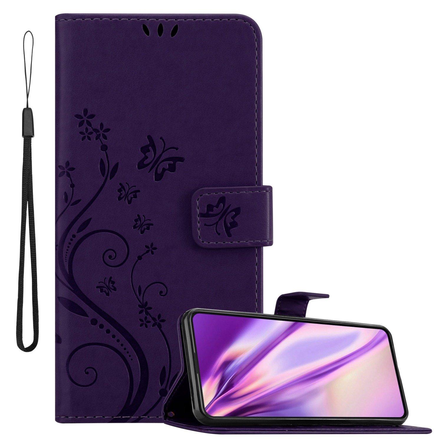 Cadorabo Hülle für Asus ZenFone 8 FLIP Blumen Design Magnetverschluss
