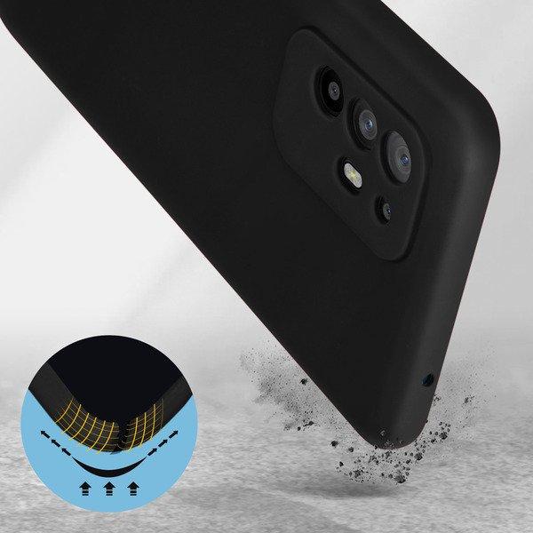 Avizar Soft Touch Hülle Oppo A94 5G Schwarz