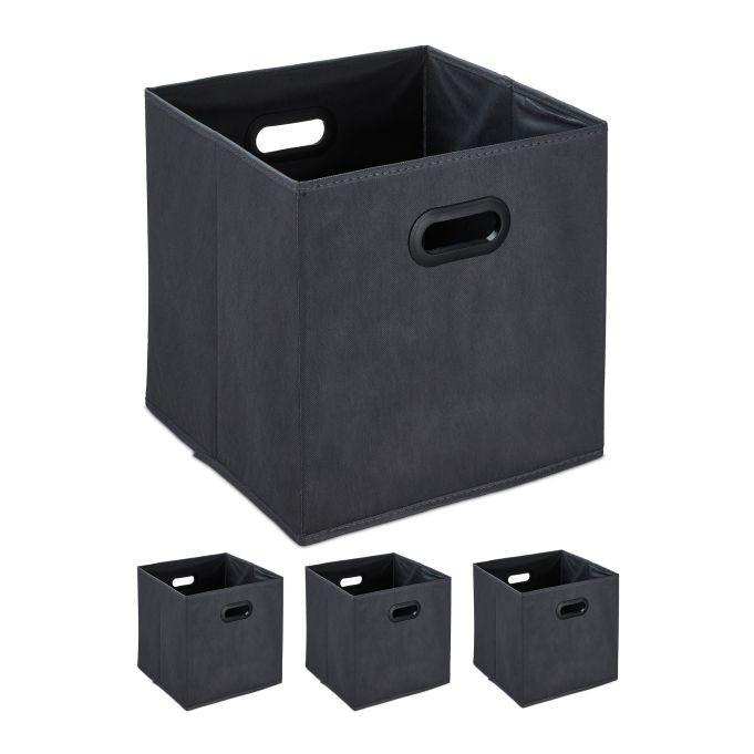 B2X Aufbewahrungsbox in Anthrazit im 4er-Set