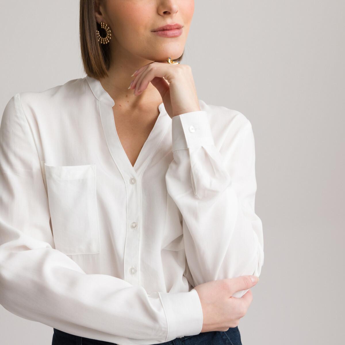 La Redoute Collections Tunika mit V-Ausschnitt