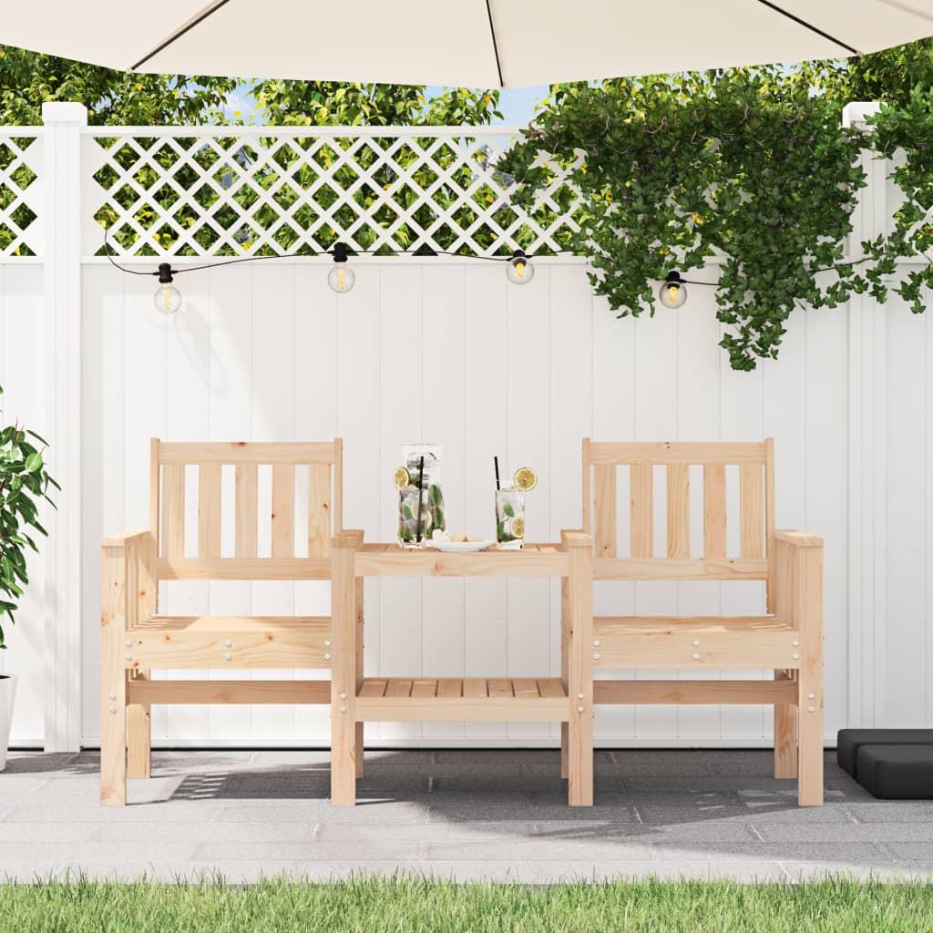 VidaXL Gartenbank kiefernholz