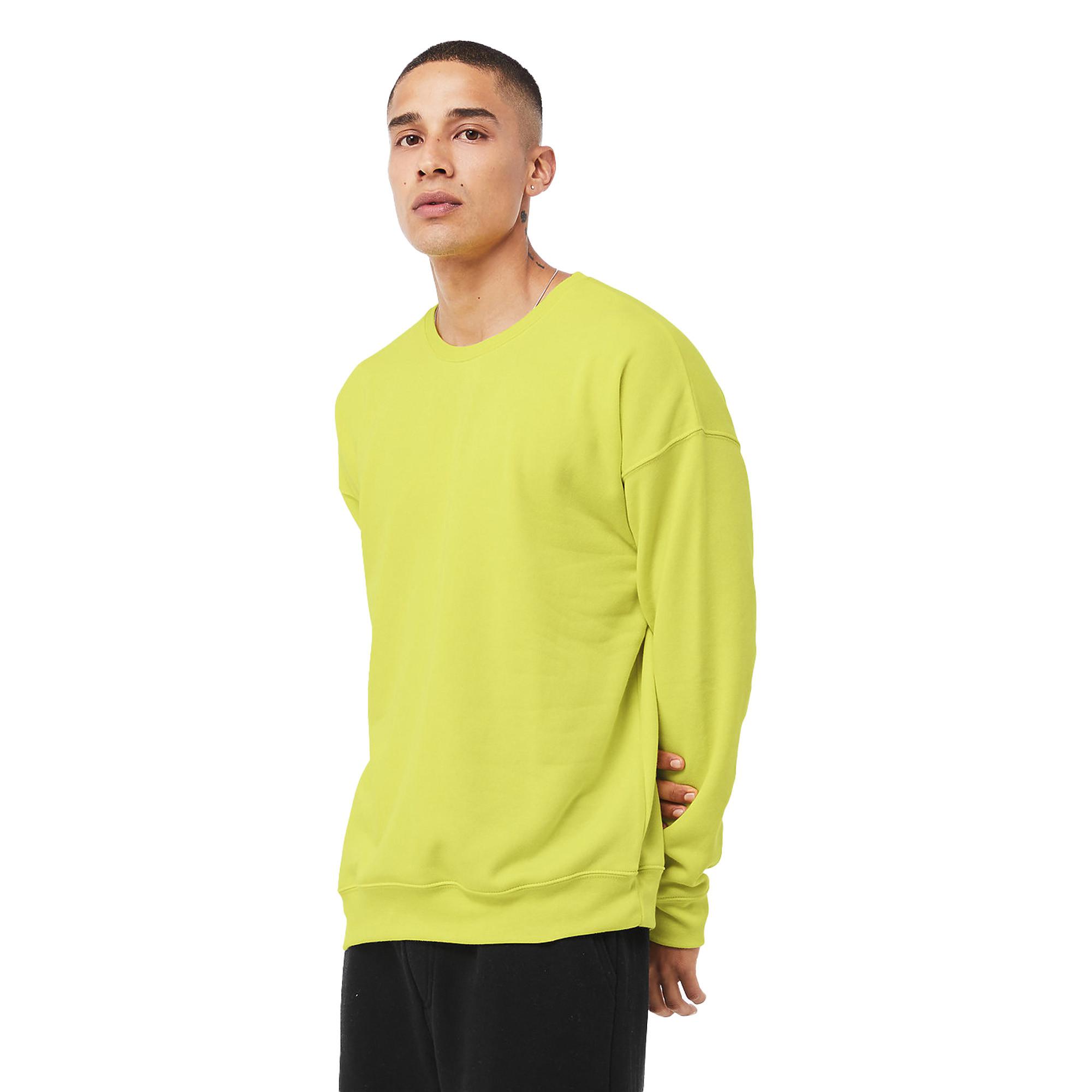 Bella + Canvas Classic Sweatshirt, Überschnittene Schulter