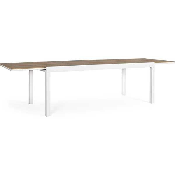 mutoni Garten Ausziehtisch Elias 200-300x95 weiss