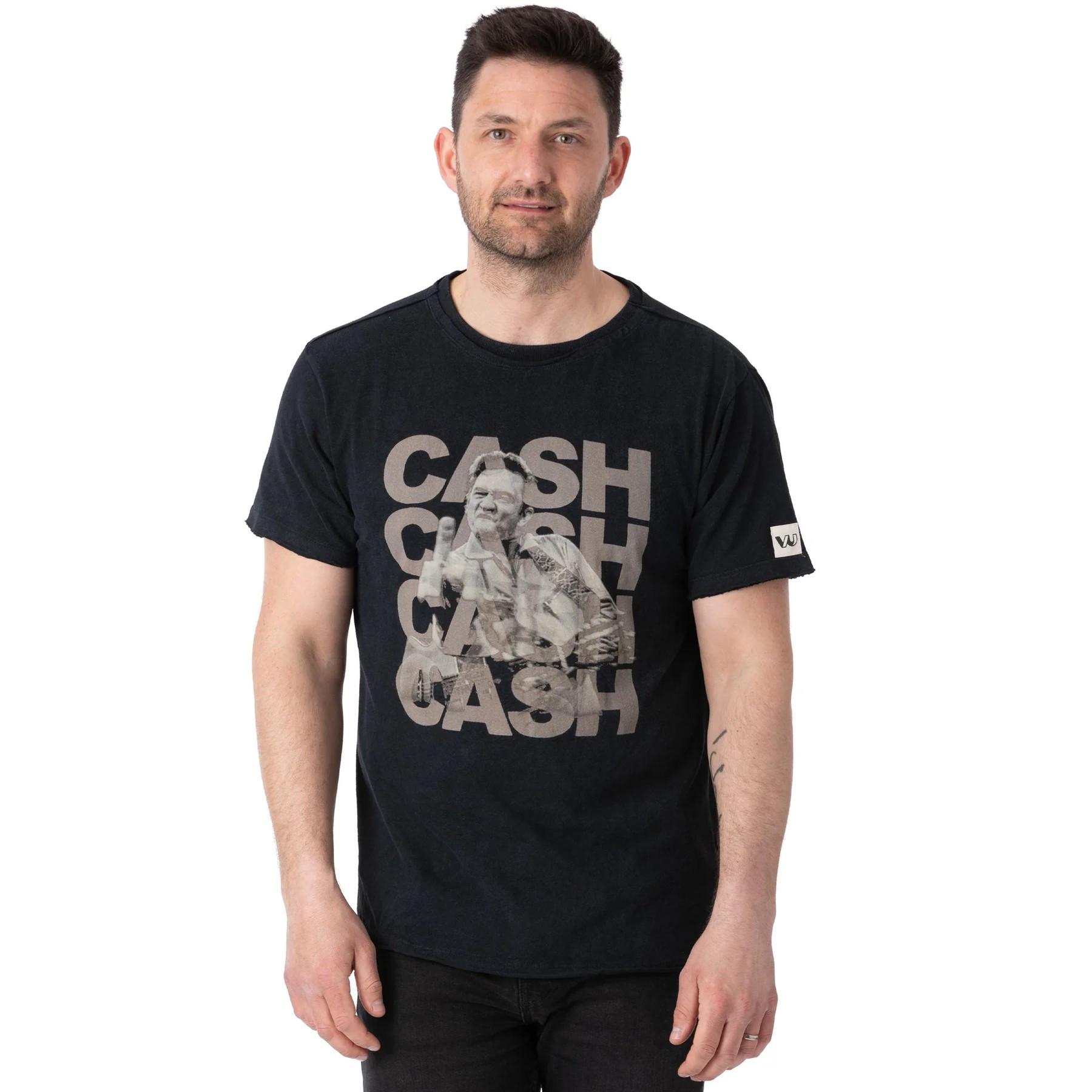 Johnny Cash Foto Print T-Shirt