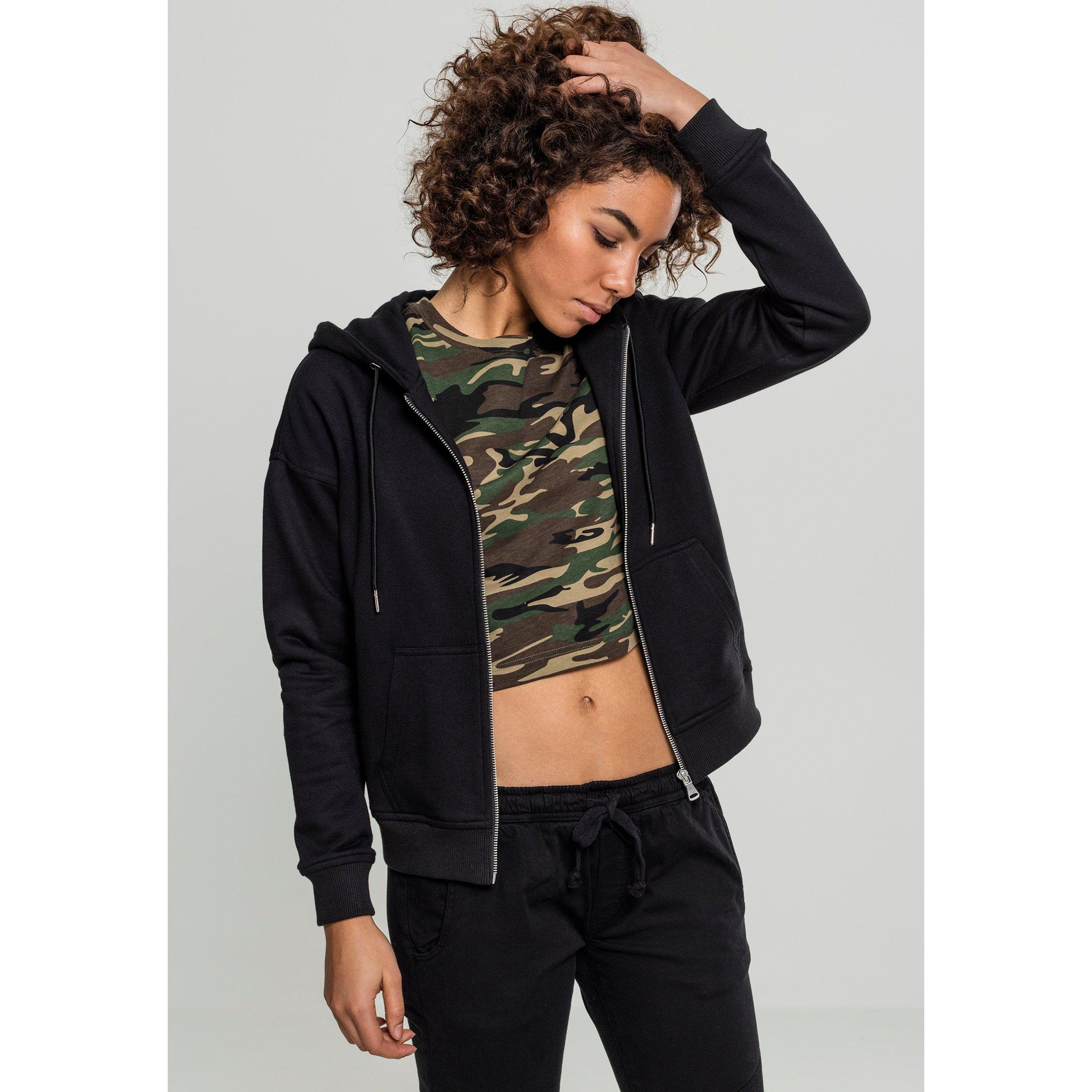 URBAN CLASSICS kapuzenpullover frau große größen urban classic claic zip