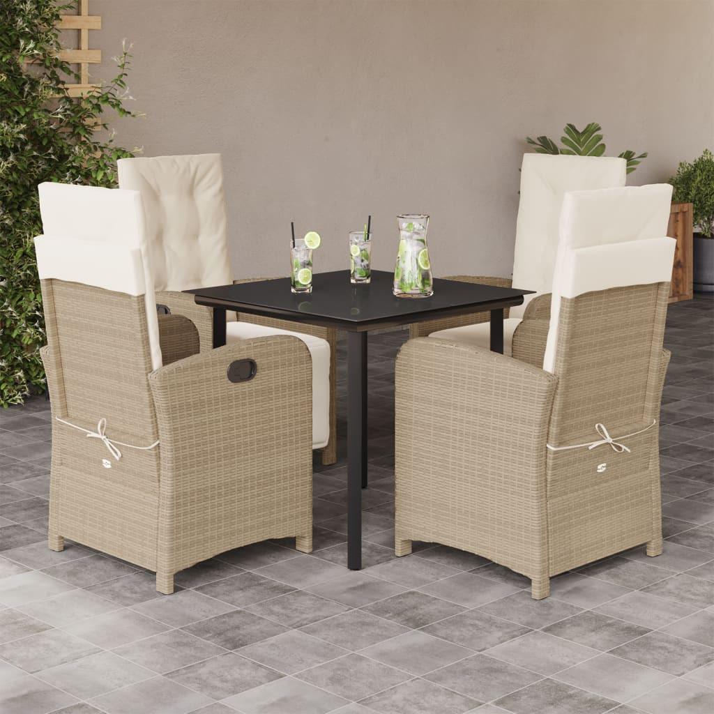 VidaXL Garten essgruppe poly-rattan