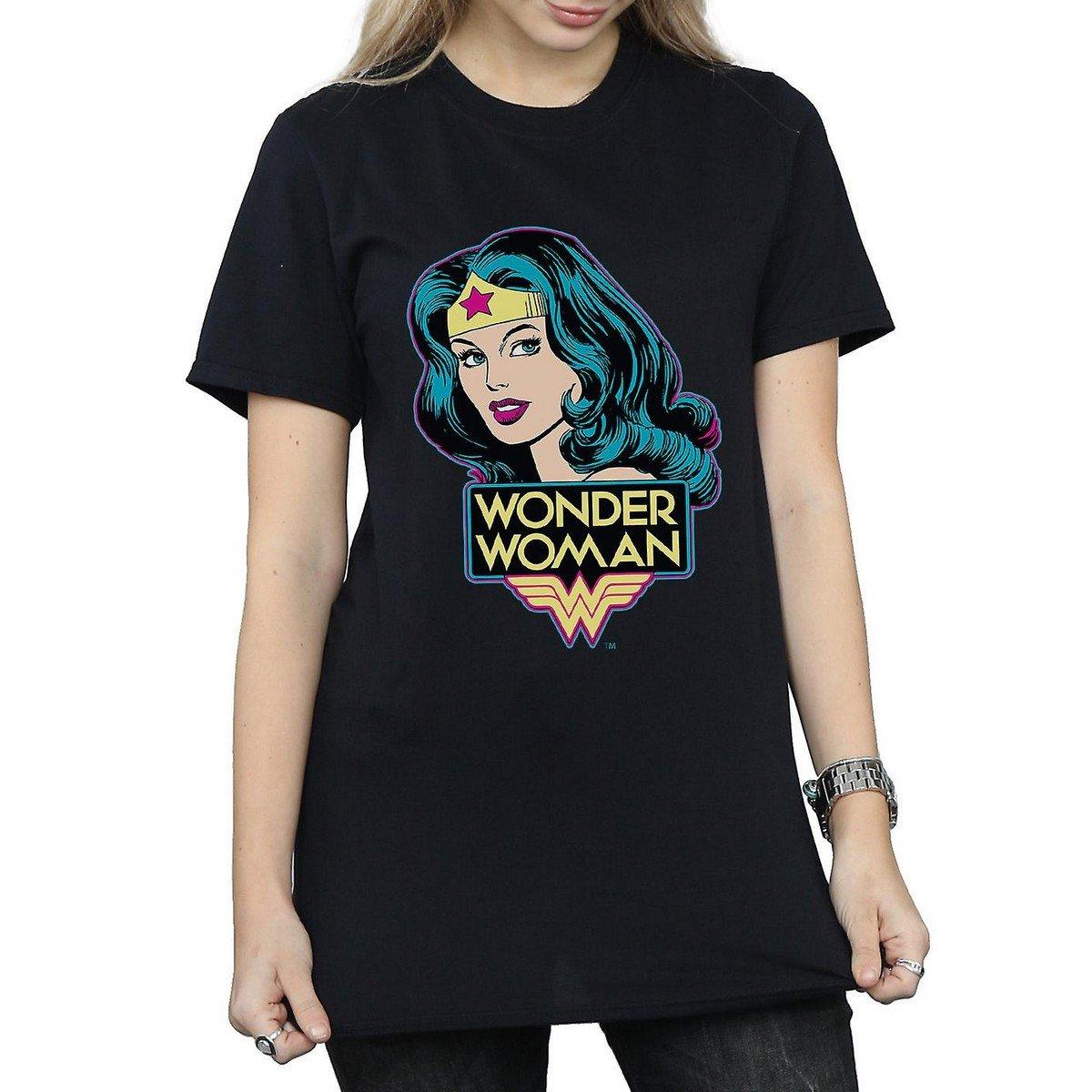 Wonder Woman Wonder Woman Neon Logo T-Shirt