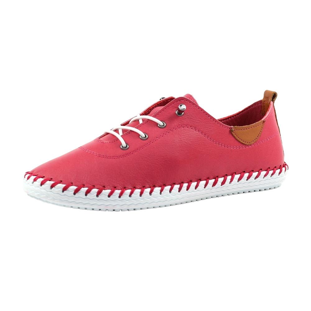 Lunar Leinenschuhe St Ives, Leder