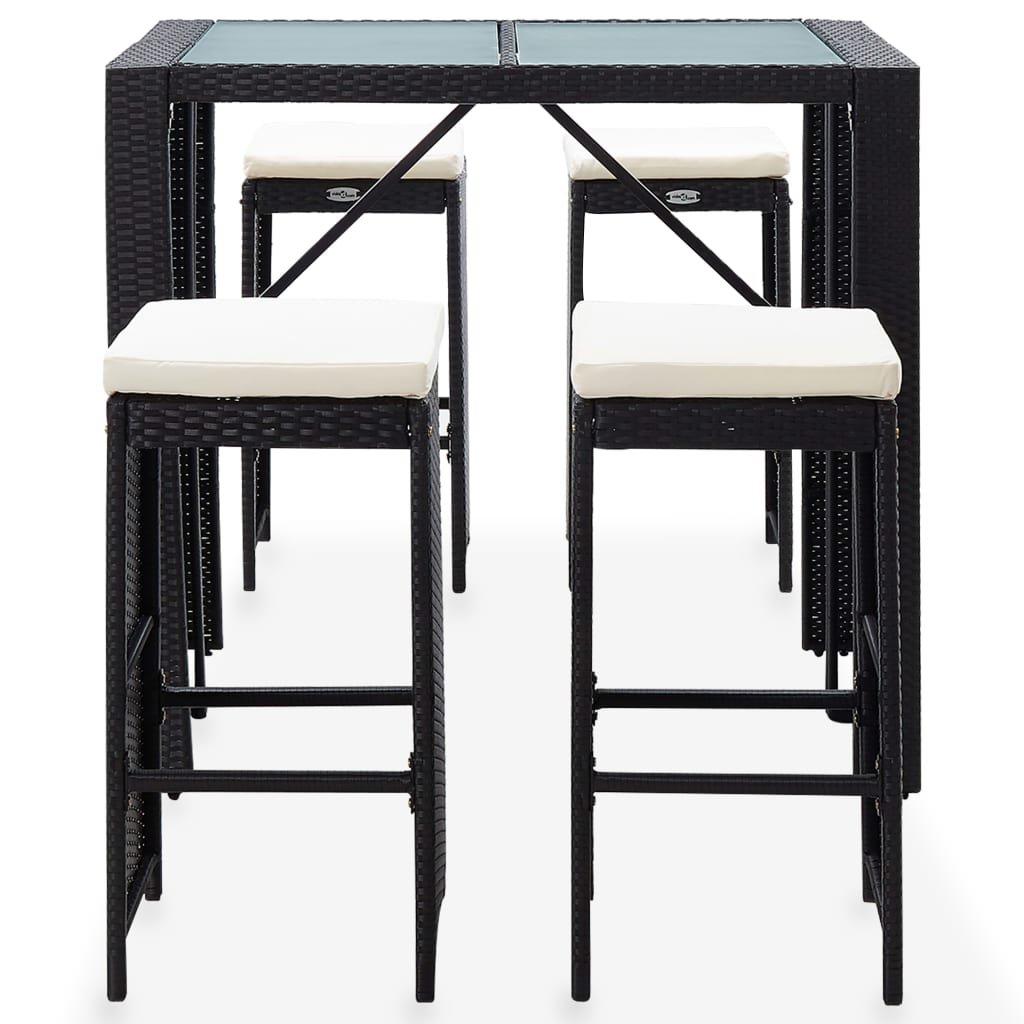 VidaXL Bar-set poly-rattan