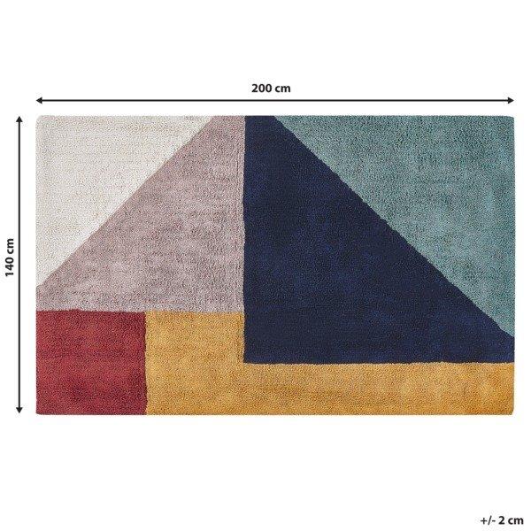 Beliani Teppich aus Baumwolle Modern JALGAON