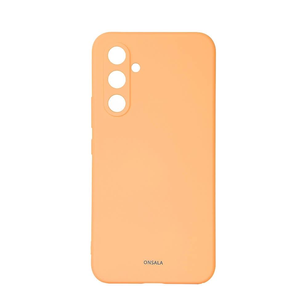 Onsala ONSALA Backcover Sil Touch Samsung A55 5G Aprikose