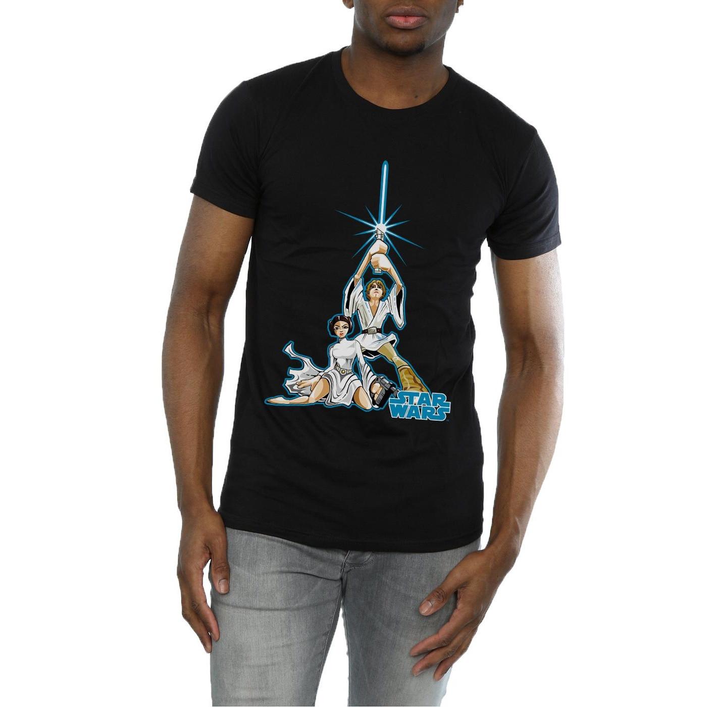 STAR WARS Star Wars Luke und Leia Grafik T-Shirt
