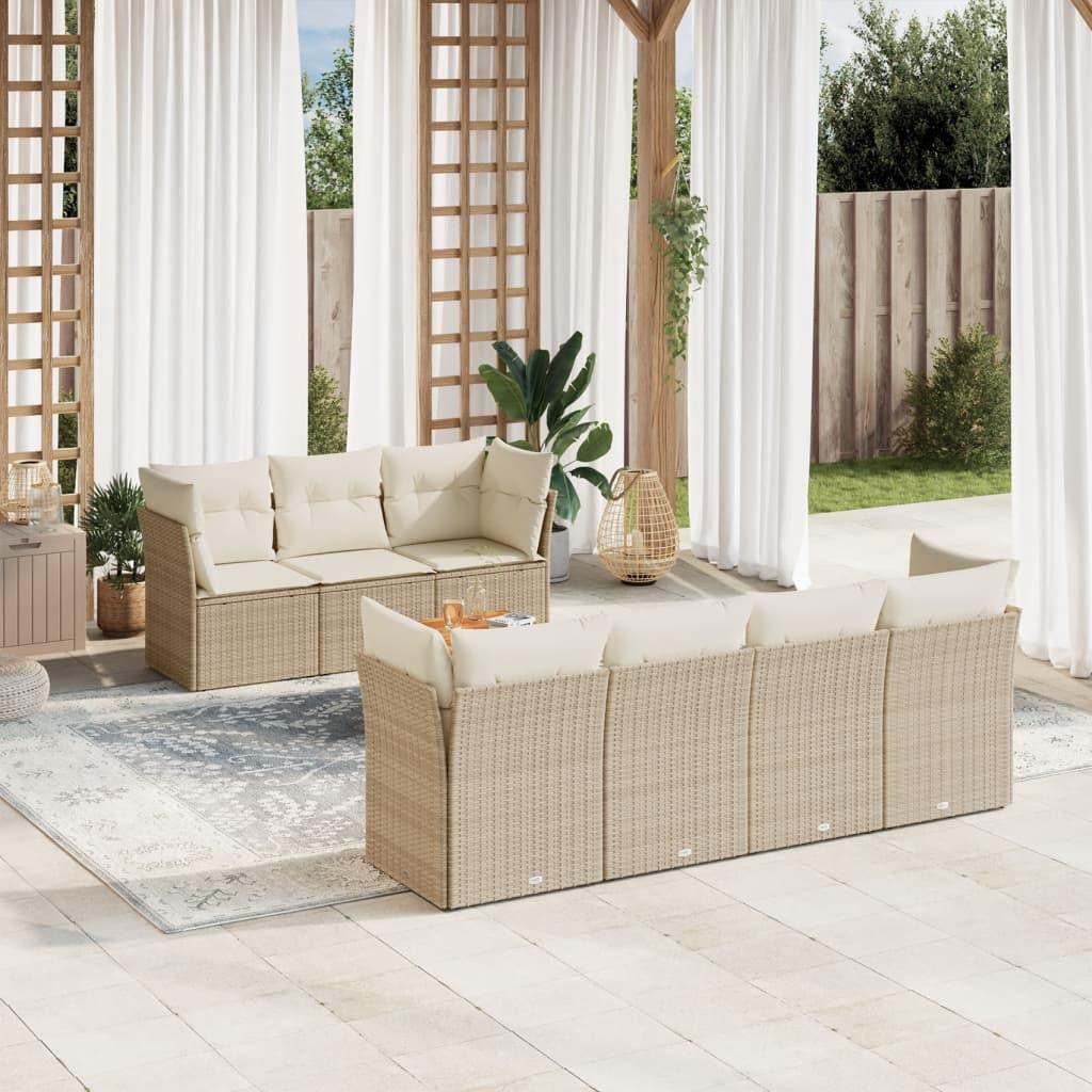 VidaXL Garten sofagarnitur poly-rattan