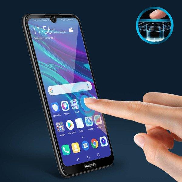 Avizar Panzerglas Folie Huawei Y6 2019 Schwarz