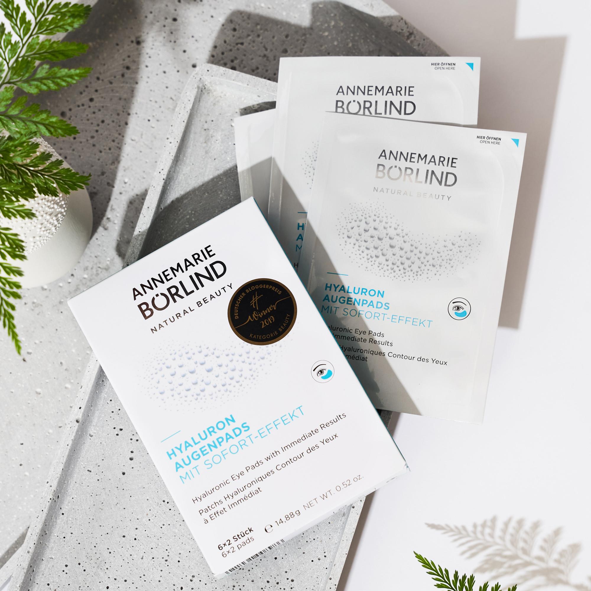 Annemarie Börlind AUGEN & LIPPENPFLEGE Hyaluron Augenpads Mit Sofort-Effekt