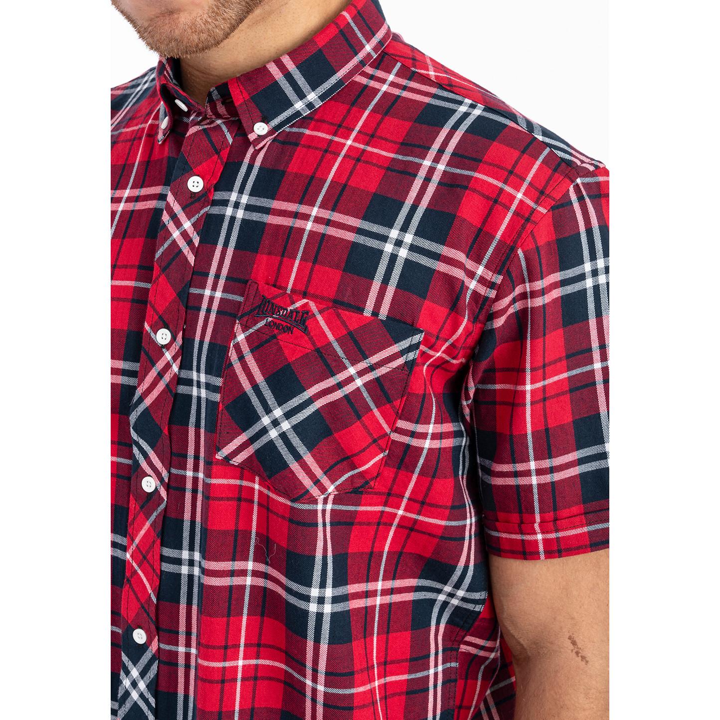 LONSDALE Brixworth Kurzarm Karohemd