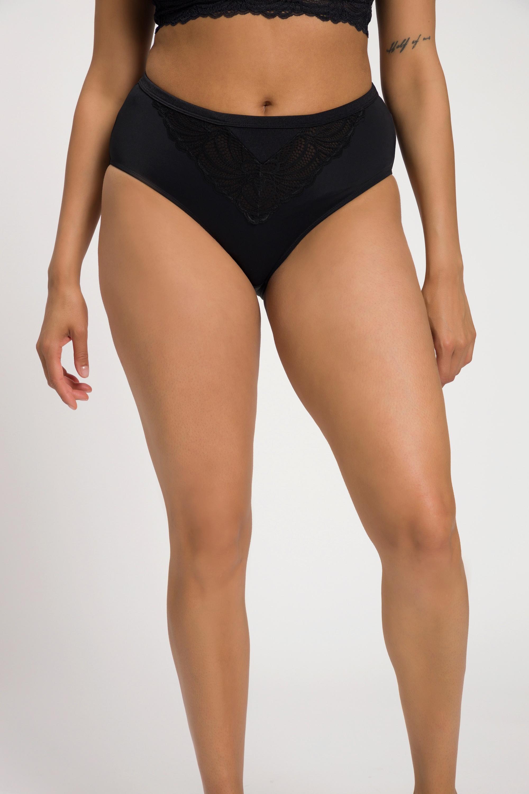 Ulla Popken Midislip, Spitze, Mikrofaser